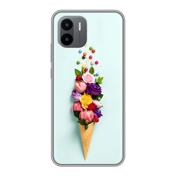 Чохли з тематикою "КВІТИ" на Xiaomi Redmi A1 – Квітка-морозиво