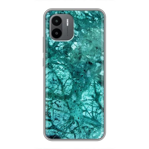Мраморный чехол на Xiaomi Redmi A2 (VPrint) – Зеленый мрамор
