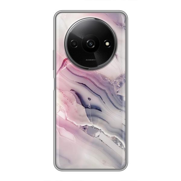 Мраморный чехол на Xiaomi Redmi A3 (VPrint) – Пурпурный Мрамор