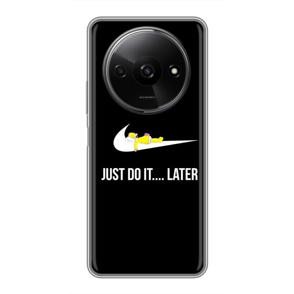 Чехол с логотипом Найк на Xiaomi Redmi A3x – Nike just do it