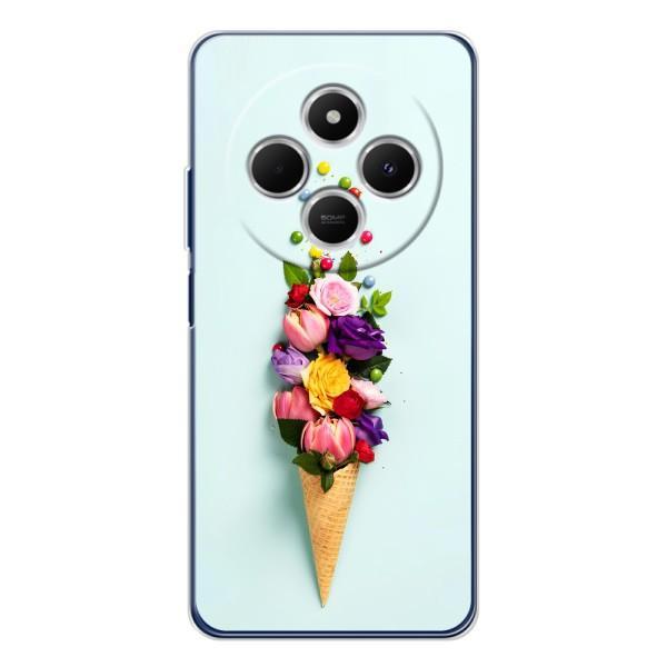 Чехлы с тематикой "ЦВЕТЫ" на Xiaomi Redmi A4 5G – Цветок-мороженное