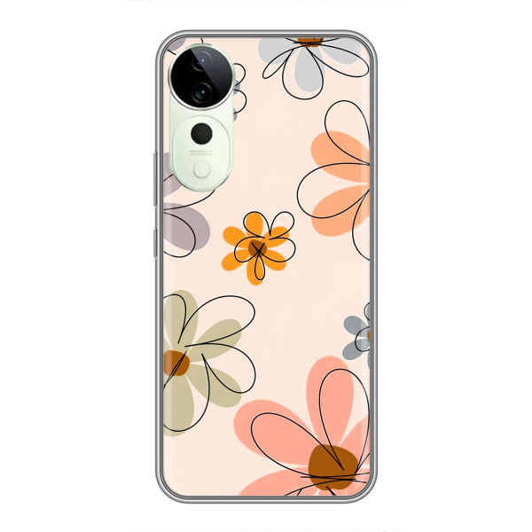 Чохол з квітковим принтом на шыаомі Redmi A7 Про  – Кольорові квіти