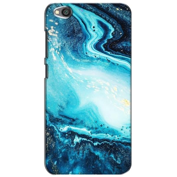 Мраморный чехол на Xiaomi Redmi Go (VPrint) – Голубой мрамор