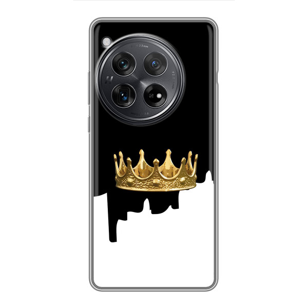 Чехол (Корона на чёрном фоне) для salió – Золотая корона