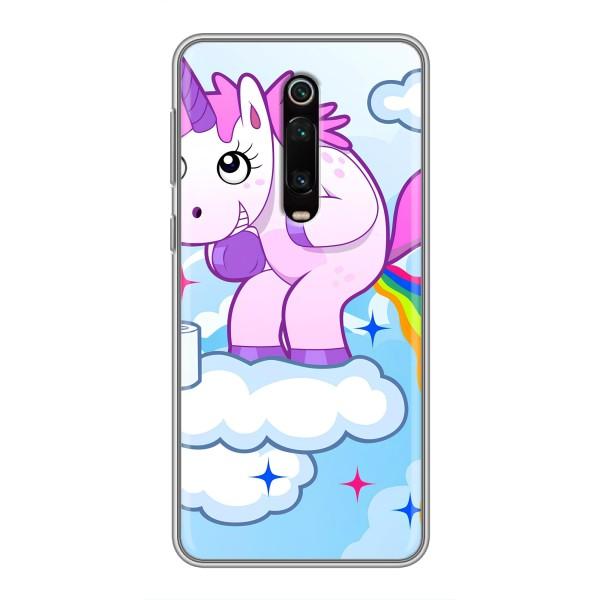 Чохол Unicorn на Xiaomi Mi 9T Pro – Веселка Єдиноріга