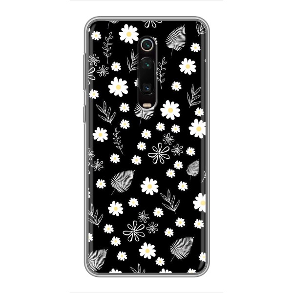 Чохли з тематикою "КВІТИ" на Xiaomi Mi 9T Pro – цвітіння на чорному