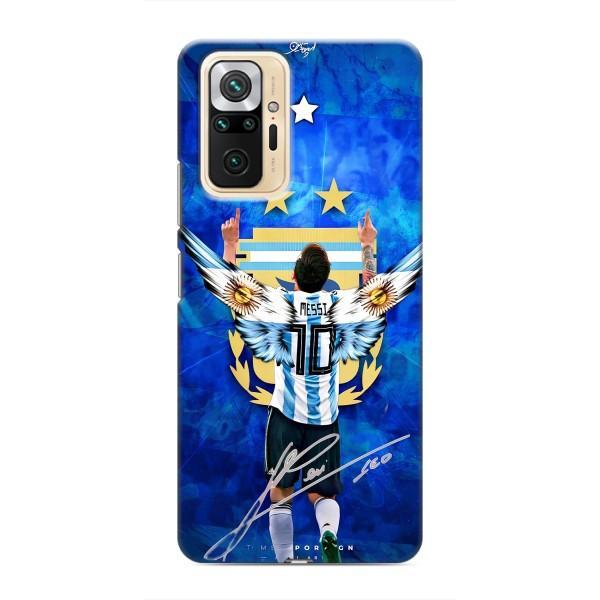 Чохли для Xiaomi Redmi Note 10 Pro (Leo чемпіон) (AlphaPrint) – Мессі збірна
