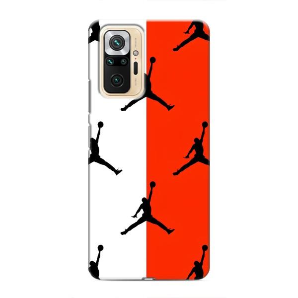 Чехлы для Xiaomi Redmi Note 10 Pro - с картинкой JORDAN (AlphaPrint) – Лого Джордан