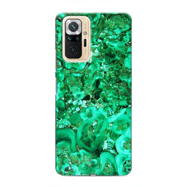 Мраморный чехол на Xiaomi Redmi Note 10 Pro (VPrint) – Салатный Мрамор