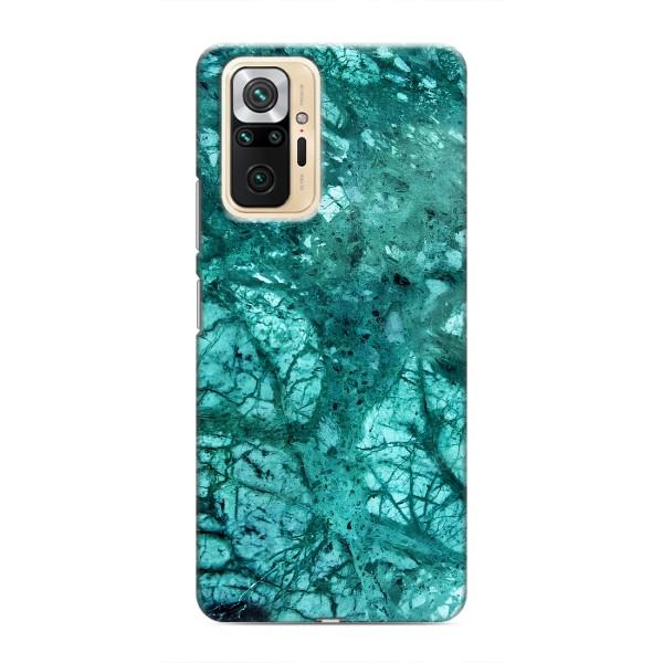 Мраморный чехол на Xiaomi Redmi Note 10 Pro (VPrint) – Зеленый мрамор