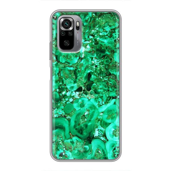 Мраморний чехол на Xiaomi Redmi Note 10S (VPrint) – Салатовий Мрамор
