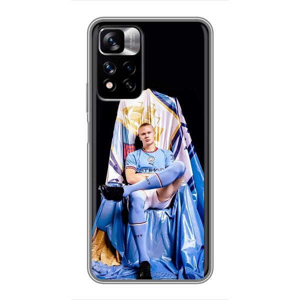 Чехлы с футболистом Ерлинг Холанд для Xiaomi Redmi Note 11 Pro Plus (AlphaPrint) – футболист Холанн
