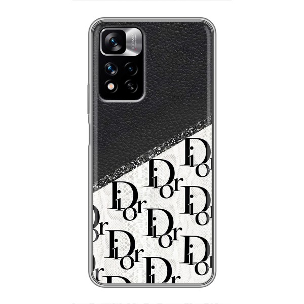 Чехол (Dior, Prada, YSL, Chanel) для Xiaomi Redmi Note 11 Pro Plus – Диор