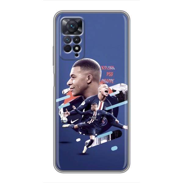 Чехол (TPU) с Футболистом на Xiaomi Redmi Note 11 Pro – Килиан