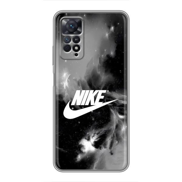 Чехол с логотипом Найк на Xiaomi Redmi Note 11 Pro – Найк дымчатый
