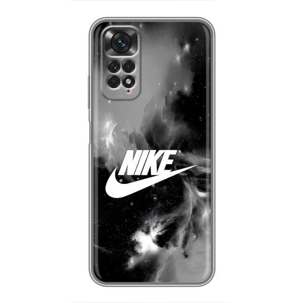 Чехол с логотипом Найк на Xiaomi Redmi Note 11 / 11s – Найк дымчатый