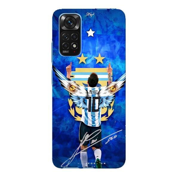 Чохли для Xiaomi Redmi Note 11E Pro (Leo чемпіон) (AlphaPrint) – Мессі збірна