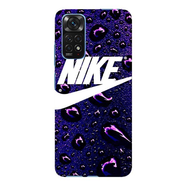 Чехол с логотипом Найк на Xiaomi Redmi Note 11E Pro – Найк на фиолетовом