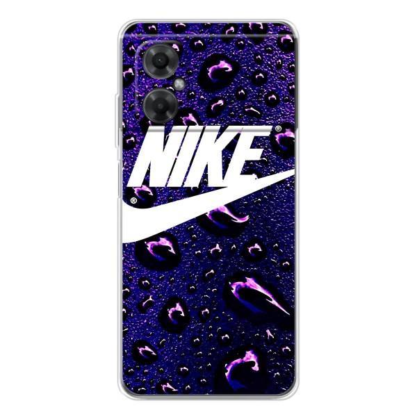 Чохол з логтипом Найк на Xiaomi Redmi Note 11R – Найк на фіолетовому