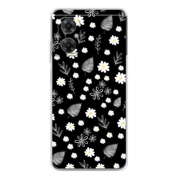 Чехлы с тематикой "ЦВЕТЫ" на Xiaomi Redmi Note 11R – цветение на чорном