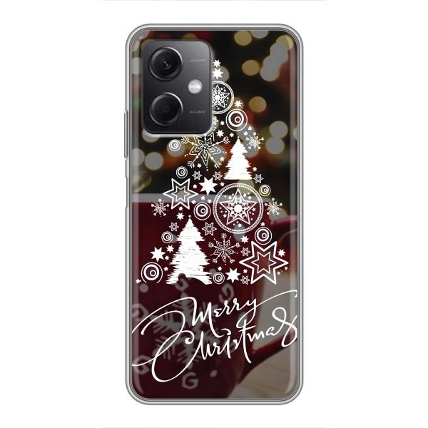 Рождественские Чехлы для Xiaomi Redmi Note 12 (5G) (VPrint) – Елочка узорная