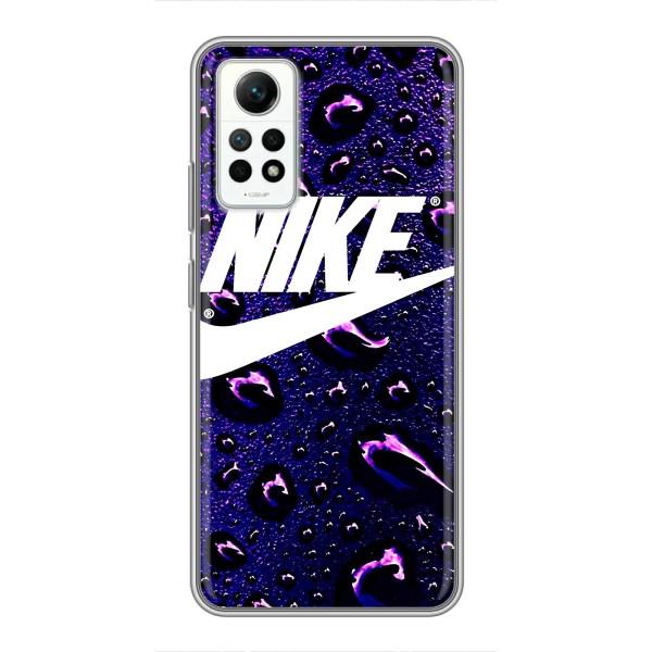 Чехол с логотипом Найк на Xiaomi Redmi Note 12 Pro (4g) – Найк на фиолетовом