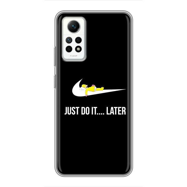 Чехол с логотипом Найк на Xiaomi Redmi Note 12 Pro (4g) – Nike just do it