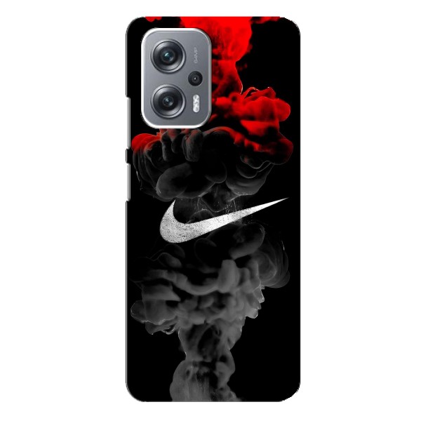 Чехол с логотипом Найк на Xiaomi Redmi Note 12 Pro Plus – Найк на черном