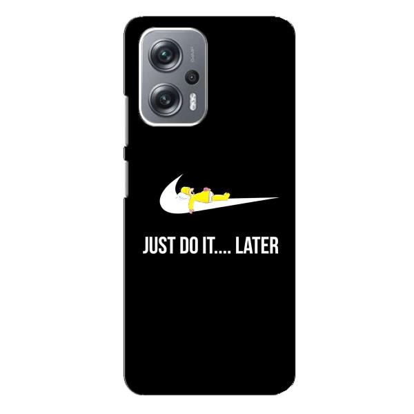 Чехол с логотипом Найк на Xiaomi Redmi Note 12 Pro Plus – Nike just do it