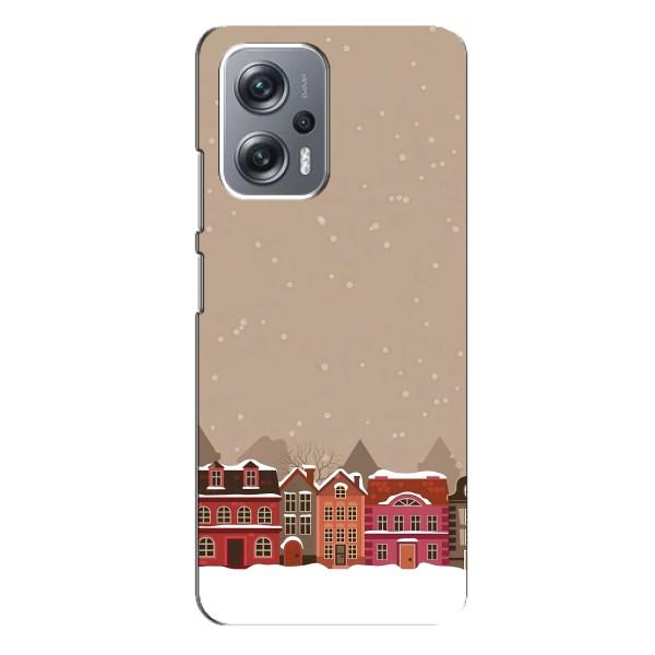 Новогодние, Праздничные Чехлы для Xiaomi Redmi Note 12 Pro Plus - 2024 год – Зимний город