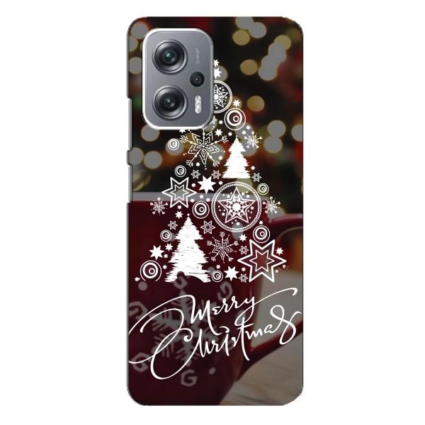 Різдвяні Чохли для Xiaomi Redmi Note 12 Pro Plus (VPrint) – Ялинка яскрава