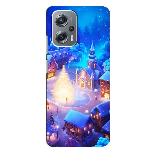 Різдвяні Чохли для Xiaomi Redmi Note 12 Pro Plus (VPrint) – Різдвяне місто