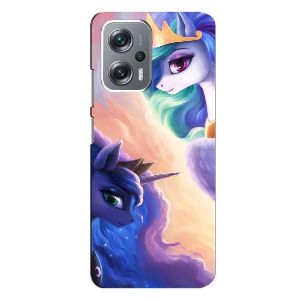 Чехол для Редми Ноут 12 Про (5G) - (Единорожки - Новинки) (AlphaPrint) – Единорожки
