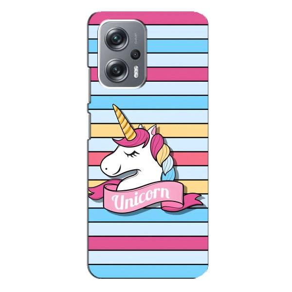 Чехол для Редми Ноут 12 Про (5G) - (Единорожки - Новинки) (AlphaPrint) – Unicorn