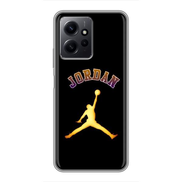 Чохли для Xiaomi Redmi Note 12 - з картинкою JORDAN (AlphaPrint) – Jordan Gold