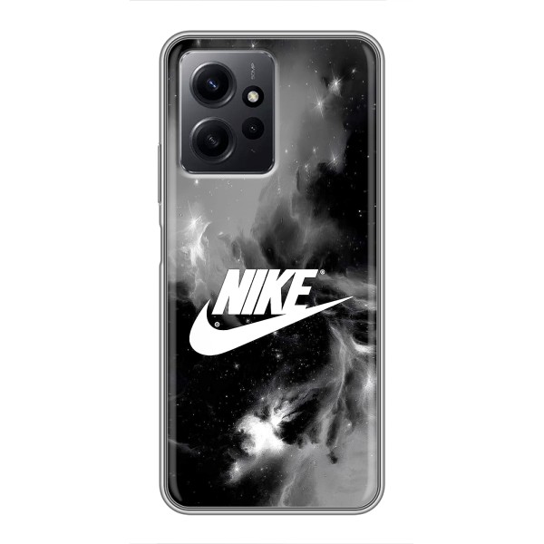 Чехол с логотипом Найк на Xiaomi Redmi Note 12 – Найк дымчатый