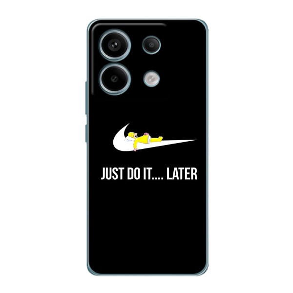 Чохол з логтипом Найк на Xiaomi Redmi Note 13 Pro (5G) – Nike just do it
