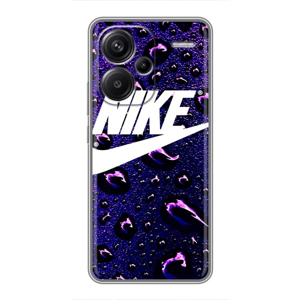 Чехол с логотипом Найк на Xiaomi Redmi Note 13 Pro Plus – Найк на фиолетовом