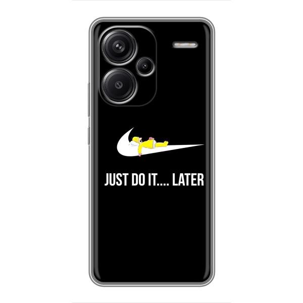 Чехол с логотипом Найк на Xiaomi Redmi Note 13 Pro Plus – Nike just do it