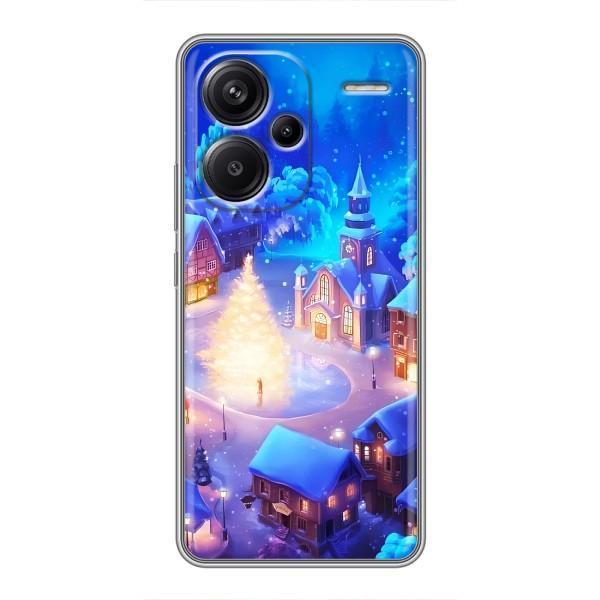 Рождественские Чехлы для Xiaomi Redmi Note 13 Pro Plus (VPrint) – Рождественский город