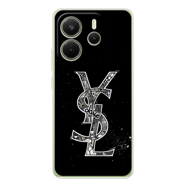 Чехол (Dior, Prada, YSL, Chanel) для Xiaomi Redmi Note 14 4G (Global version) – YSL