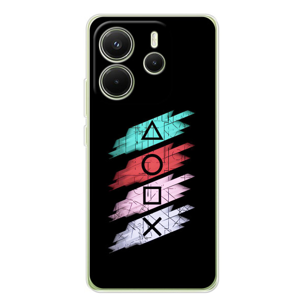 Чехол КИБЕРСПОРТ для Xiaomi Redmi Note 14 4G (Global version) – Значки Sony