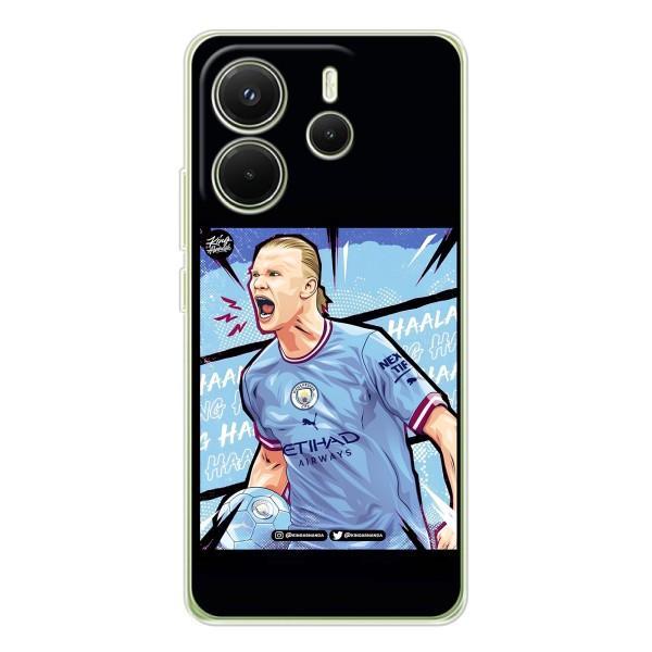 Чохли з футболістом Ерлінг Холанд для Xiaomi Redmi Note 14 4G (AlphaPrint) – гол Ерлінг Холанд