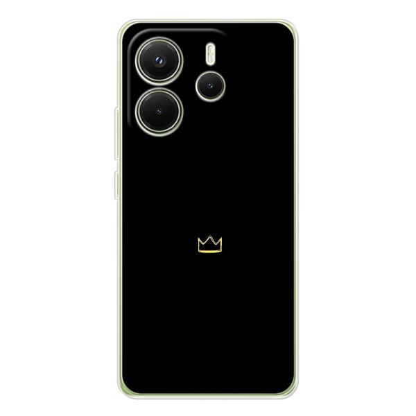 Чехол (Корона на чёрном фоне) для Редми Нот 14 4G – Мини корона