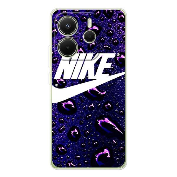 Чехол с логотипом Найк на Xiaomi Redmi Note 14 4G – Найк на фиолетовом