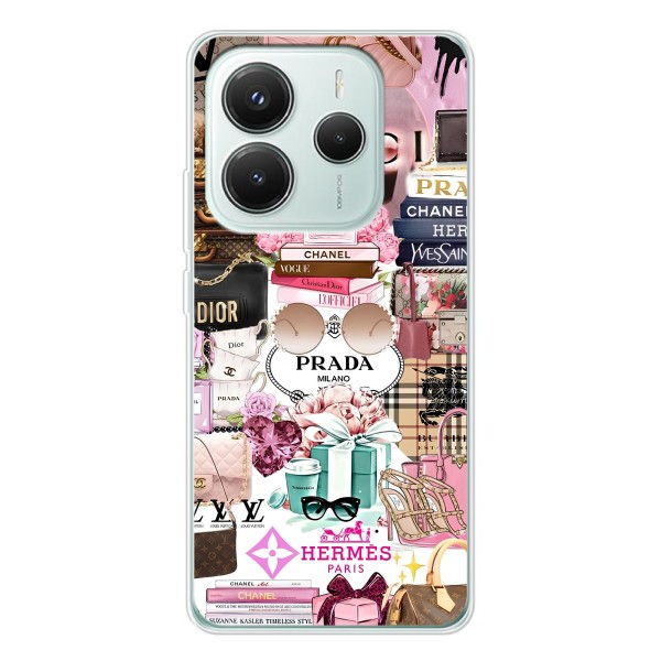 Чехол (Dior, Prada, YSL, Chanel) для Xiaomi Redmi Note 14 5G – Бренды
