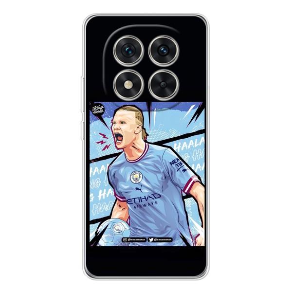 Чехлы с футболистом Ерлинг Холанд для Xiaomi Redmi Note 14 Pro 5G (AlphaPrint) – гол Эрлинг Холланд