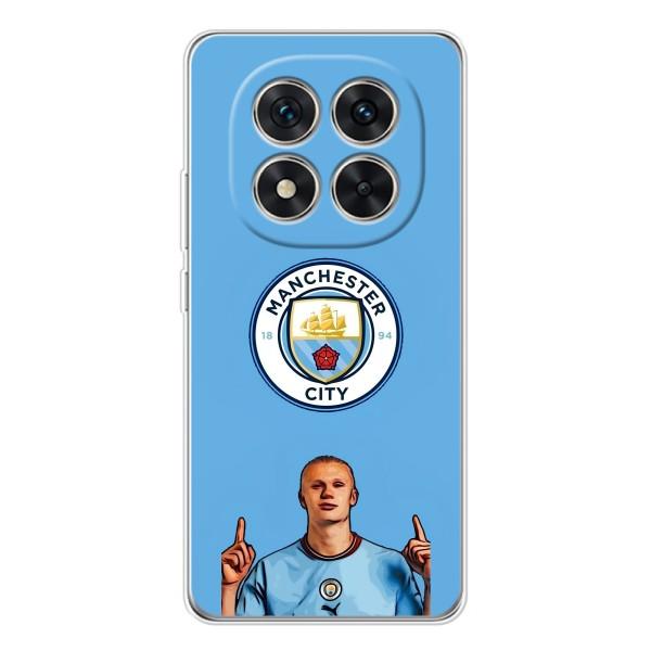 Чехлы с футболистом Ерлинг Холанд для Xiaomi Redmi Note 14 Pro 5G (AlphaPrint) – Холанд Манчестер Сити