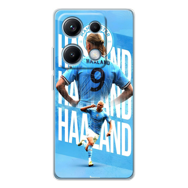 Чехлы с футболистом Ерлинг Холанд для Xiaomi Redmi Note 14S (AlphaPrint)