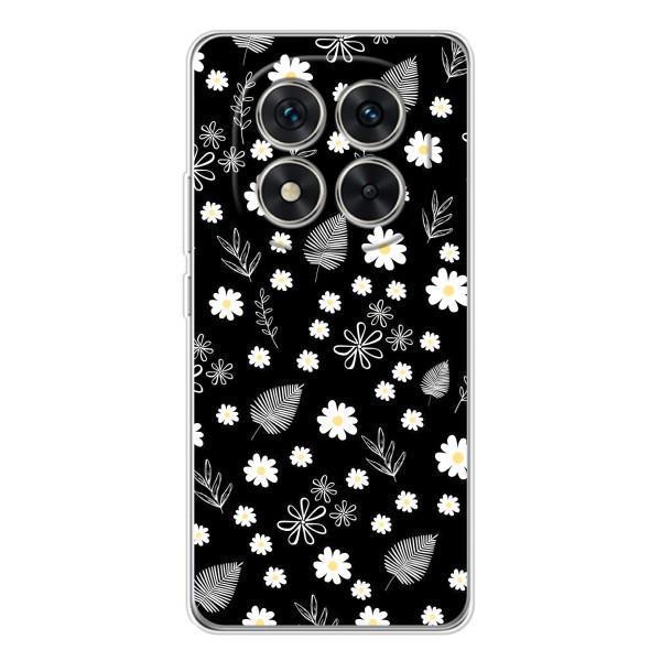 Чохли з тематикою "КВІТИ" на Xiaomi Redmi Note 15 Pro Plus – цвітіння на чорному